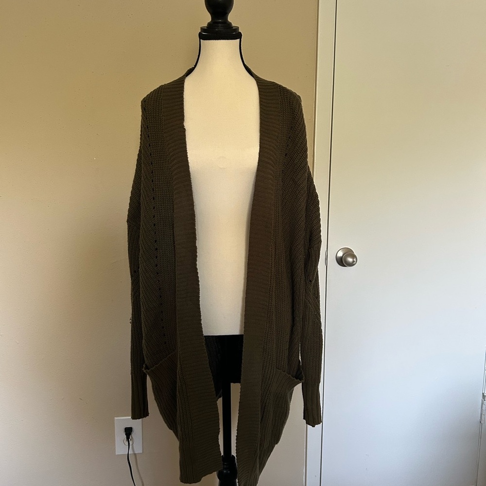 Arizona Jean Company Olive Women's Cardigan